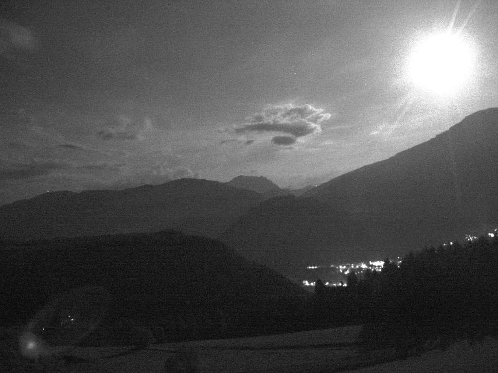Archiv Foto Webcam Sicht vom Dorf Hofern auf Kiens im Pustertal