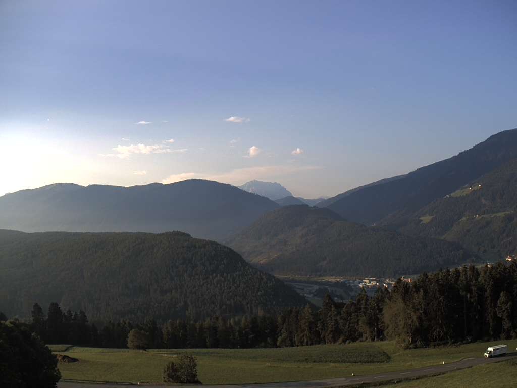 Archiv Foto Webcam Sicht vom Dorf Hofern auf Kiens im Pustertal