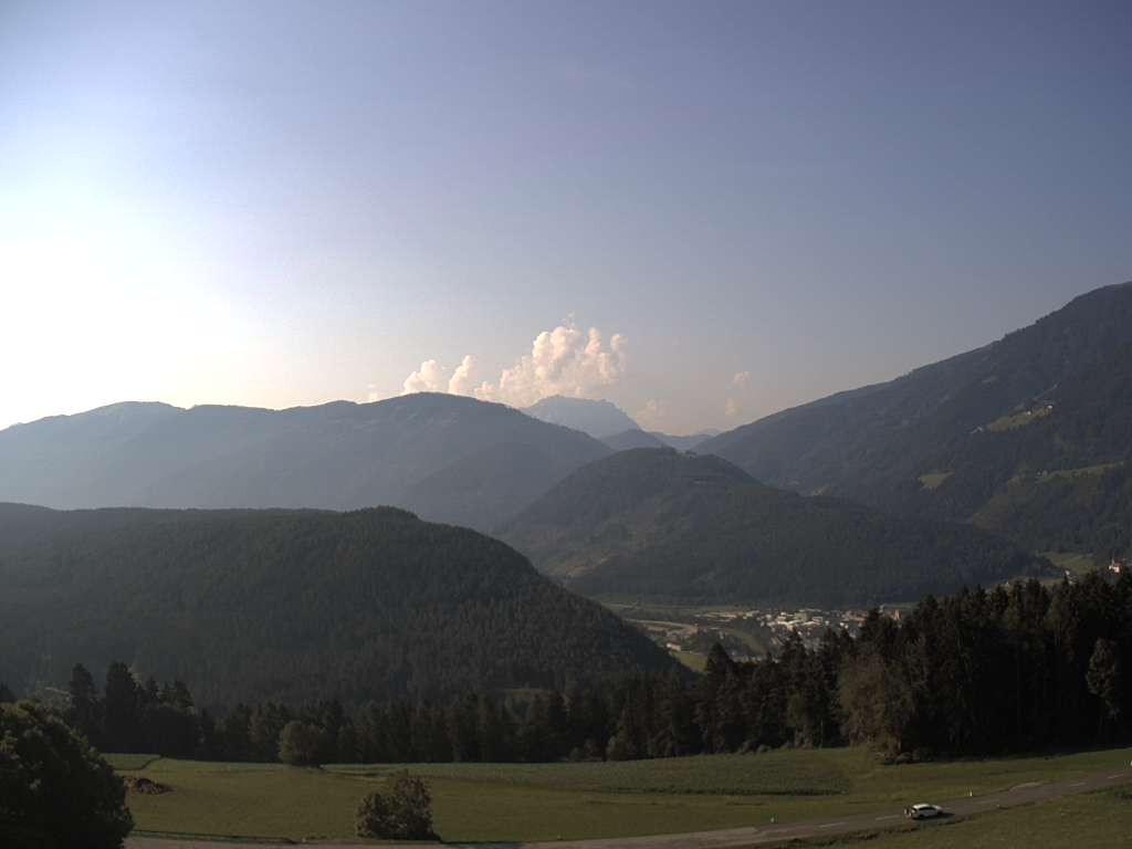 Archiv Foto Webcam Sicht vom Dorf Hofern auf Kiens im Pustertal
