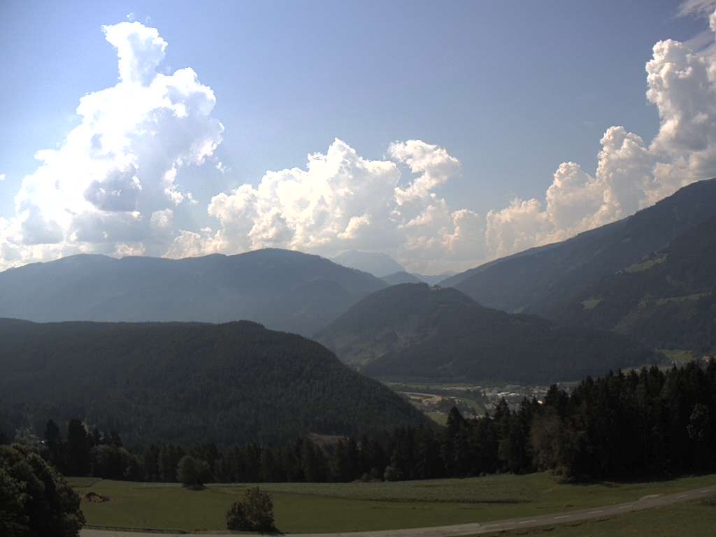 Archiv Foto Webcam Sicht vom Dorf Hofern auf Kiens im Pustertal