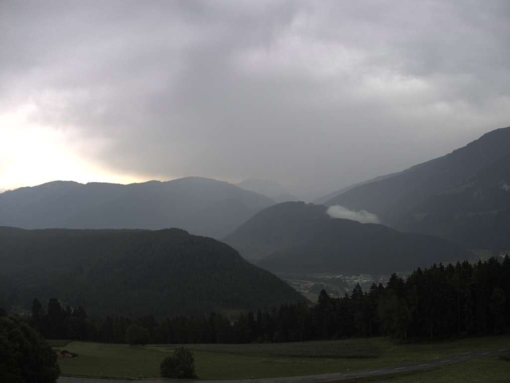 Archiv Foto Webcam Sicht vom Dorf Hofern auf Kiens im Pustertal