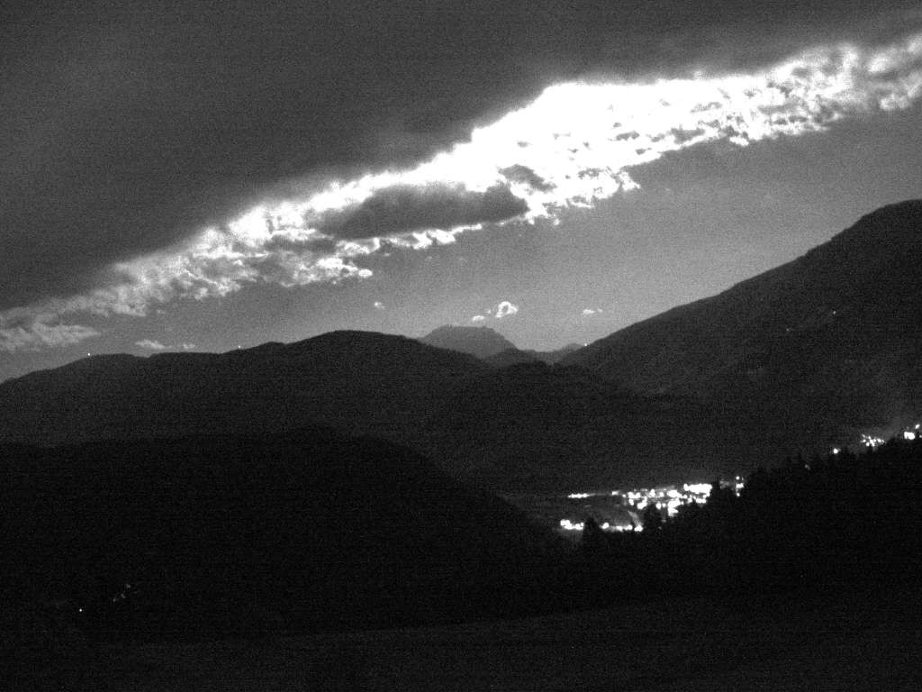 Archived image Webcam Outlook from Hofern towards Chienes, South Tyrol
