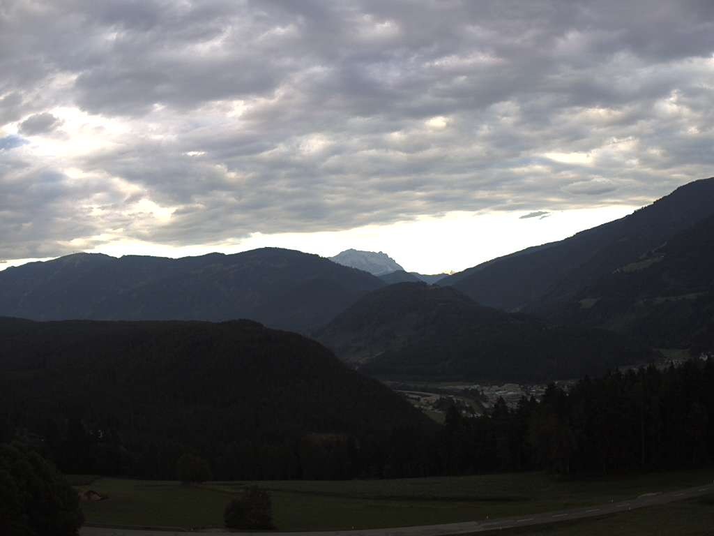 Archived image Webcam Outlook from Hofern towards Chienes, South Tyrol