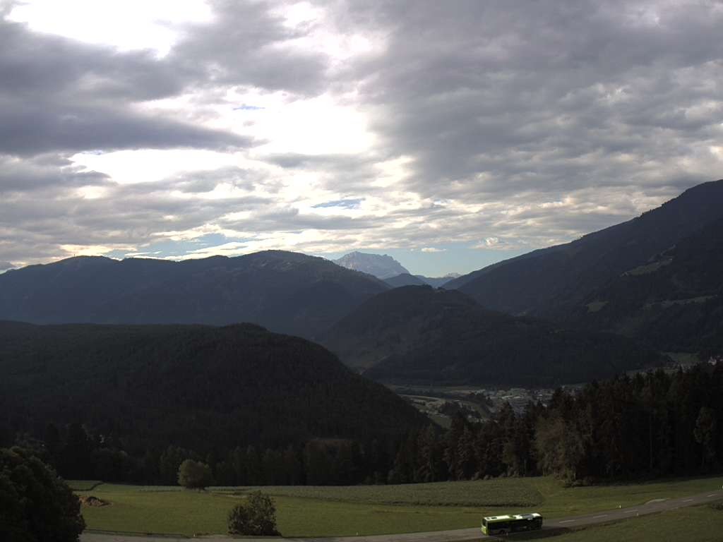 Archived image Webcam Outlook from Hofern towards Chienes, South Tyrol