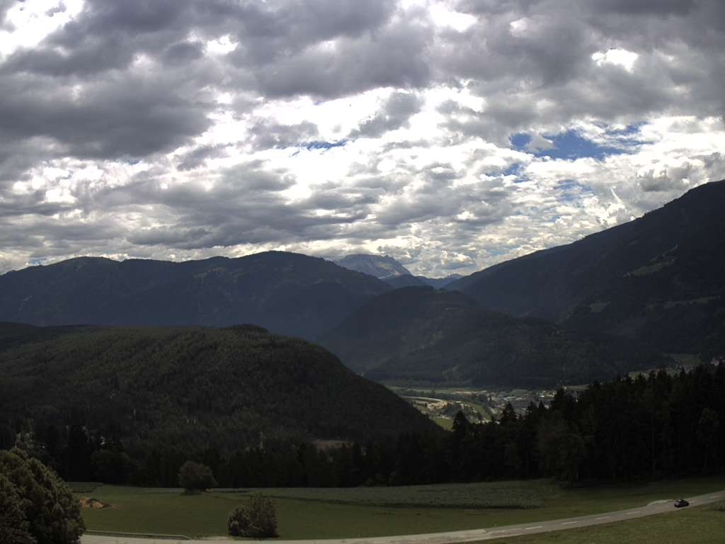 Archived image Webcam Outlook from Hofern towards Chienes, South Tyrol