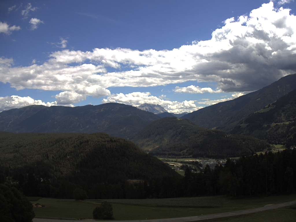 Archived image Webcam Outlook from Hofern towards Chienes, South Tyrol