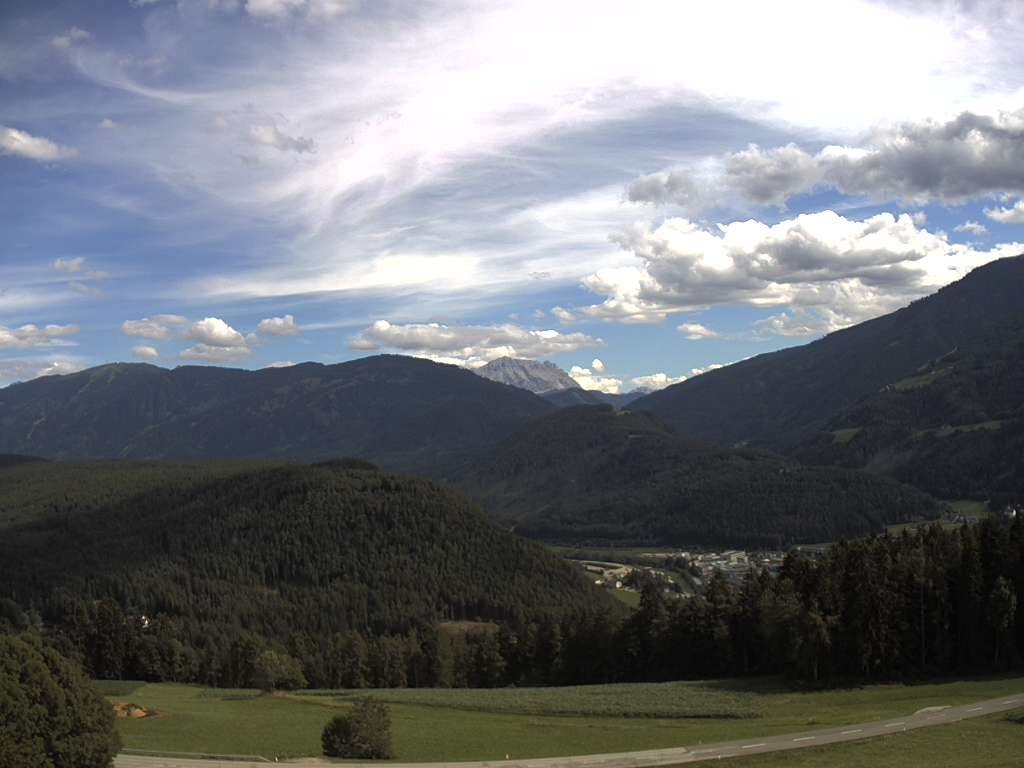 Archived image Webcam Outlook from Hofern towards Chienes, South Tyrol