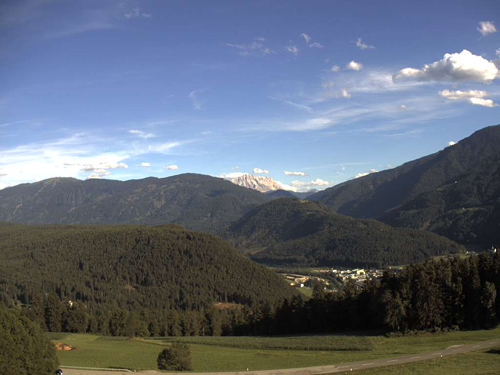 Archived image Webcam Outlook from Hofern towards Chienes, South Tyrol