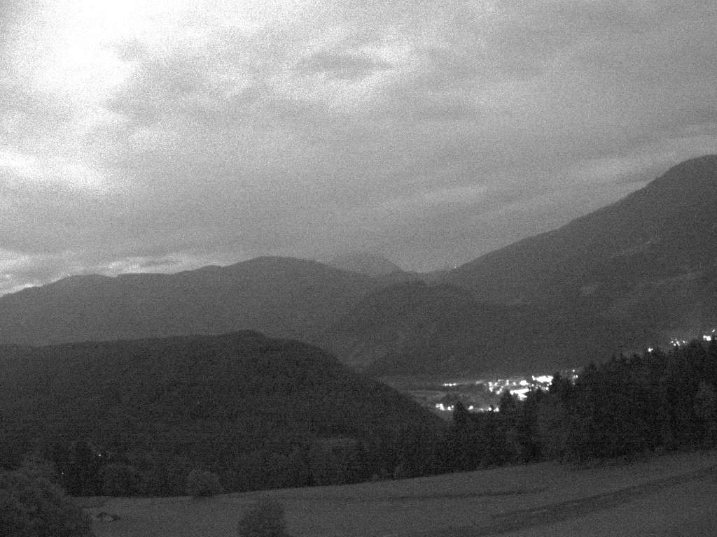 Archived image Webcam Outlook from Hofern towards Chienes, South Tyrol