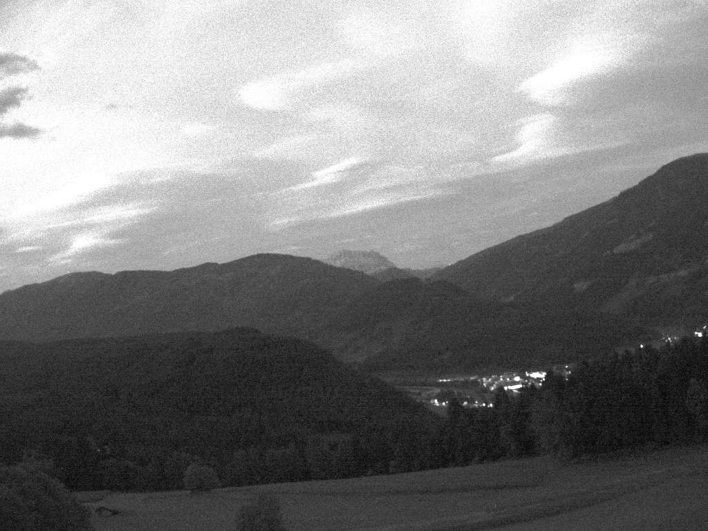 Archived image Webcam Outlook from Hofern towards Chienes, South Tyrol