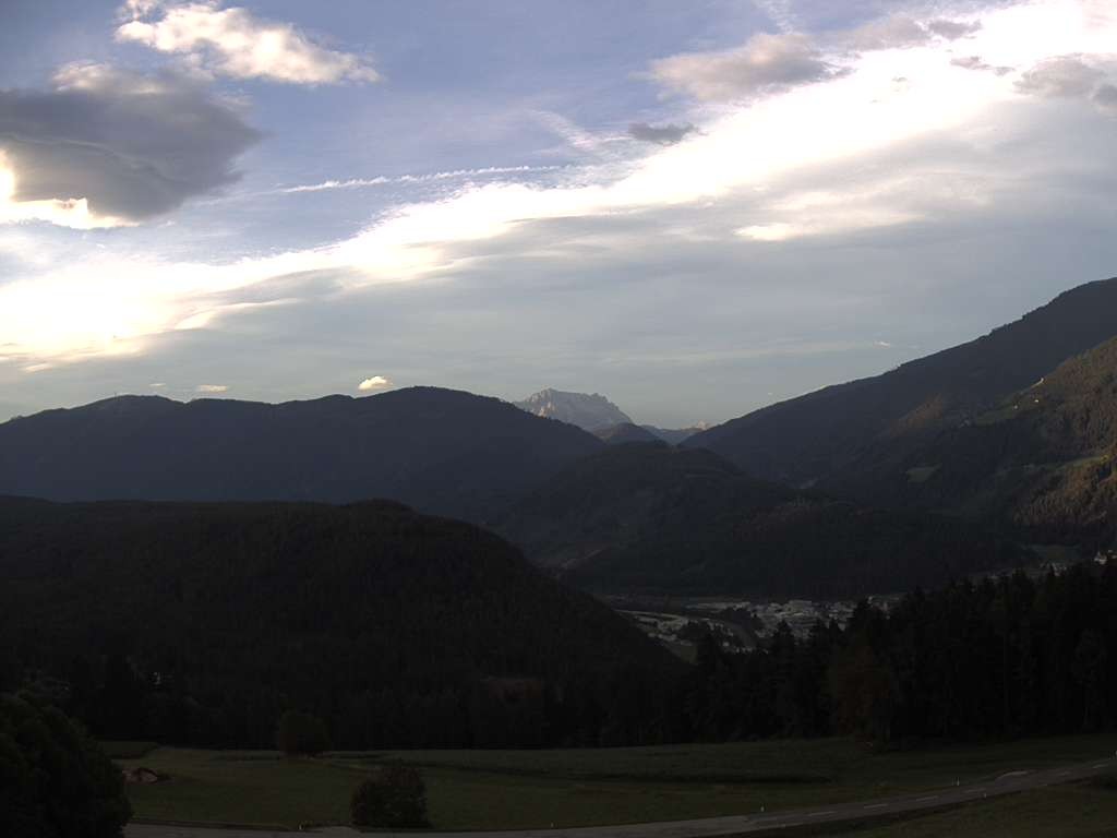 Archived image Webcam Outlook from Hofern towards Chienes, South Tyrol