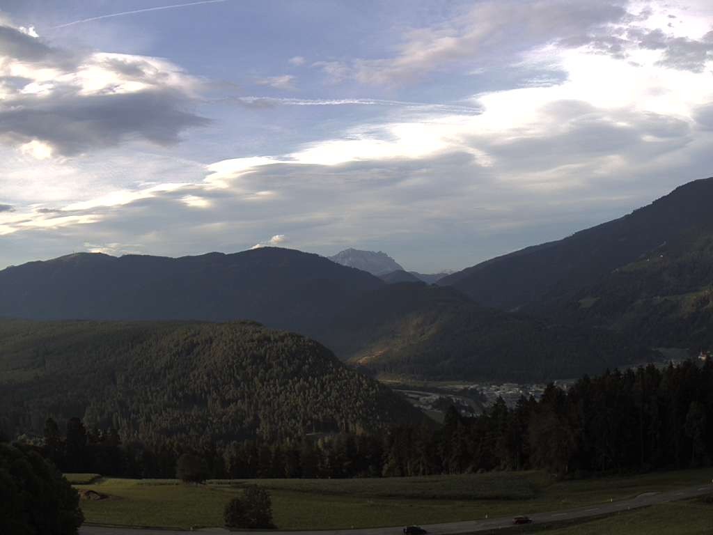 Archived image Webcam Outlook from Hofern towards Chienes, South Tyrol