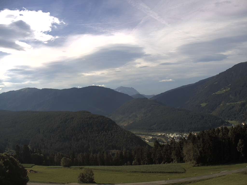 Archived image Webcam Outlook from Hofern towards Chienes, South Tyrol