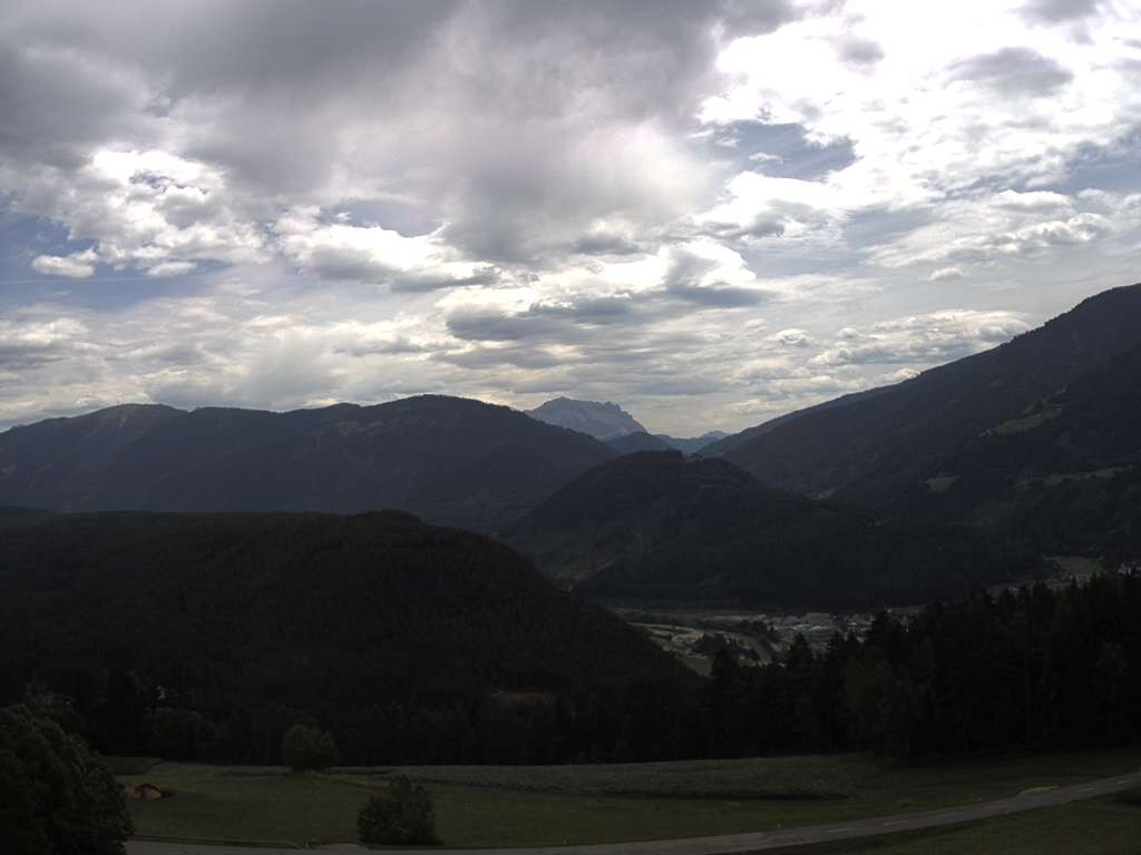 Archiv Foto Webcam Sicht vom Dorf Hofern auf Kiens im Pustertal