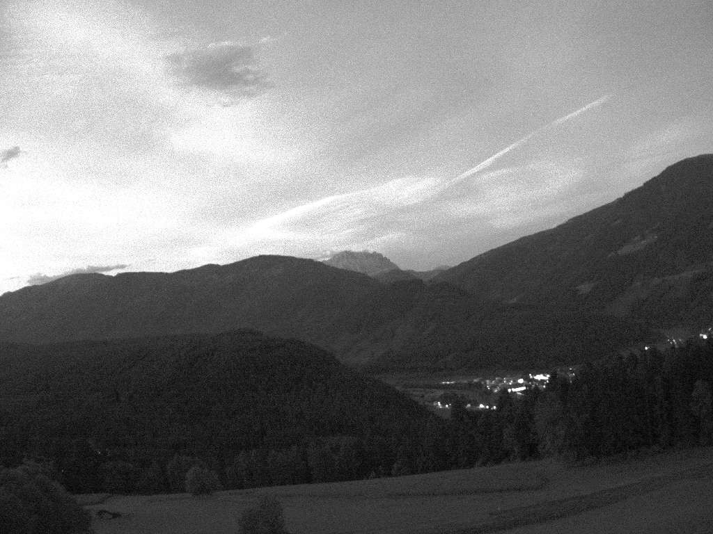 Archiv Foto Webcam Sicht vom Dorf Hofern auf Kiens im Pustertal