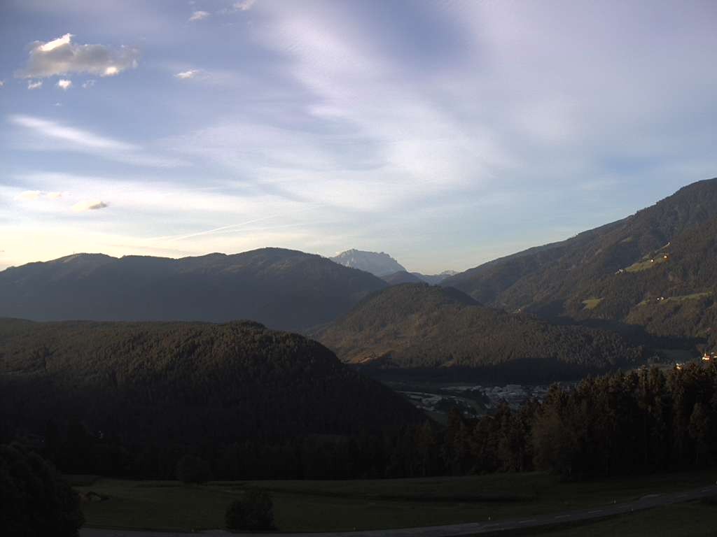 Archiv Foto Webcam Sicht vom Dorf Hofern auf Kiens im Pustertal