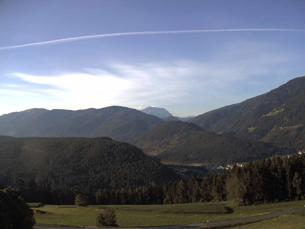 Archiv Foto Webcam Sicht vom Dorf Hofern auf Kiens im Pustertal