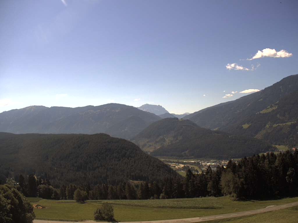 Archiv Foto Webcam Sicht vom Dorf Hofern auf Kiens im Pustertal