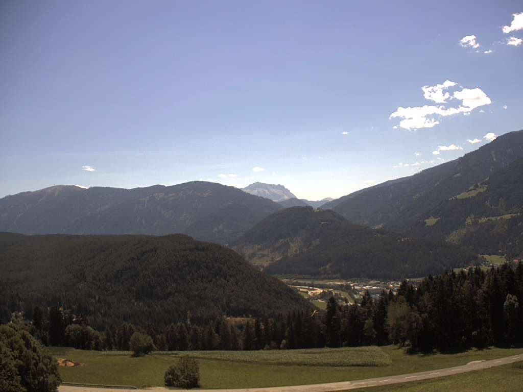 Archiv Foto Webcam Sicht vom Dorf Hofern auf Kiens im Pustertal
