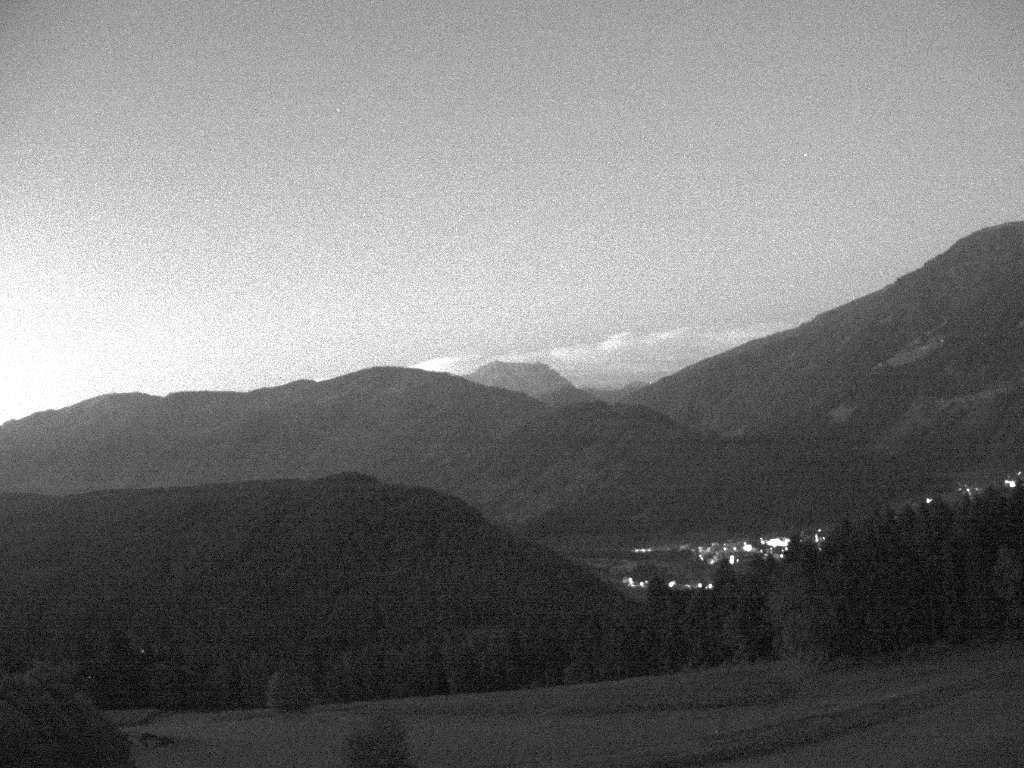 Archived image Webcam Outlook from Hofern towards Chienes, South Tyrol