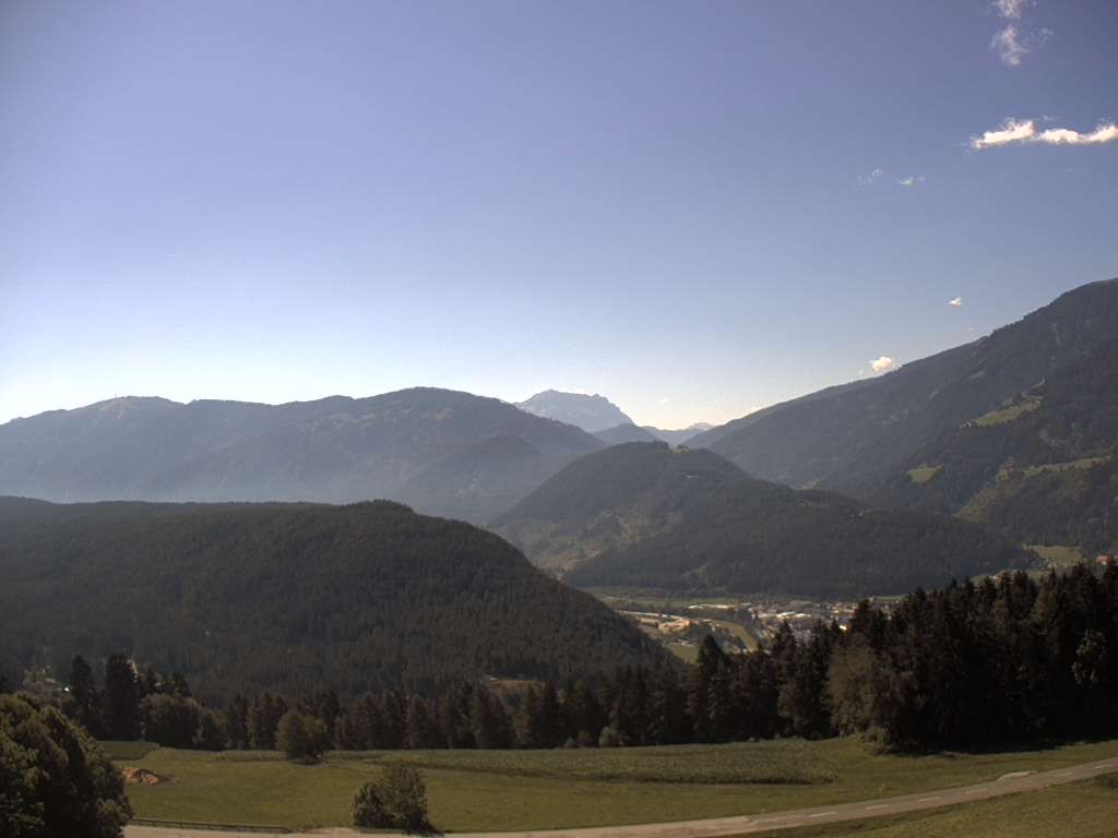 Archived image Webcam Outlook from Hofern towards Chienes, South Tyrol