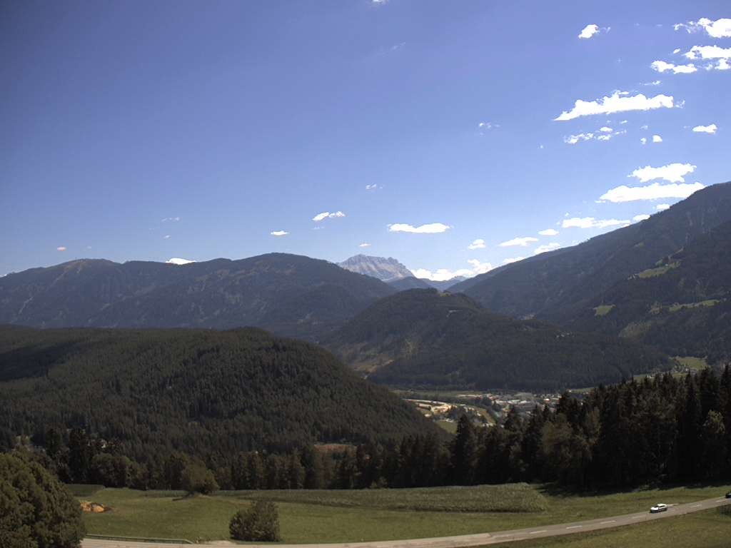 Archived image Webcam Outlook from Hofern towards Chienes, South Tyrol