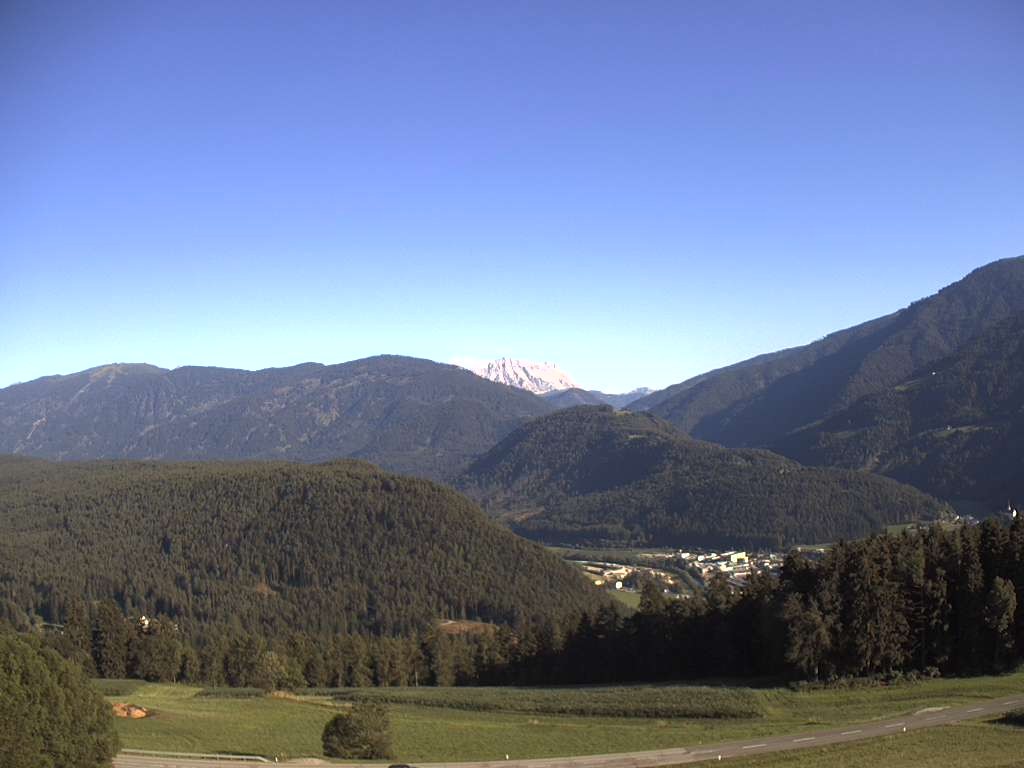 Archived image Webcam Outlook from Hofern towards Chienes, South Tyrol