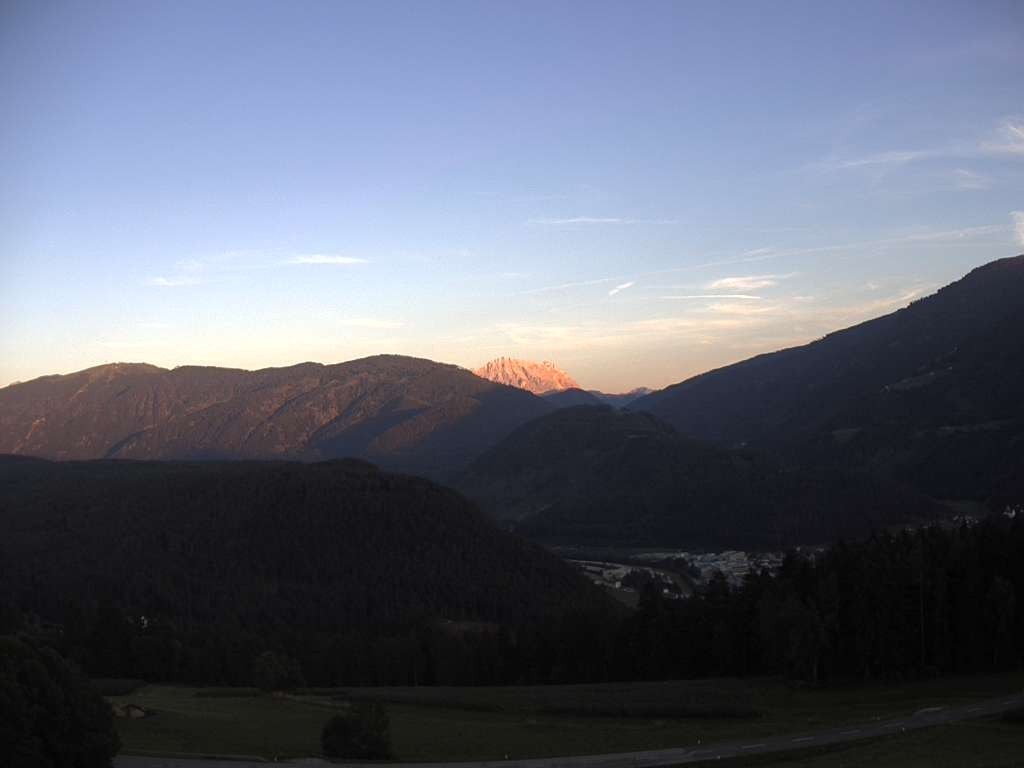 Archiv Foto Webcam Sicht vom Dorf Hofern auf Kiens im Pustertal