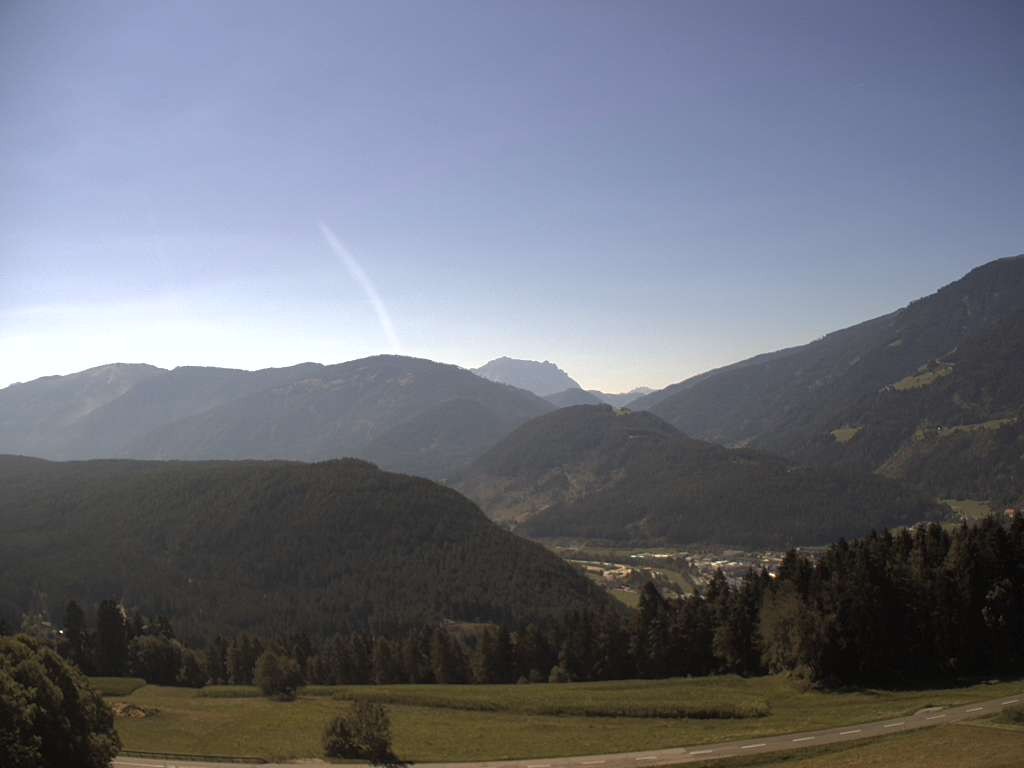 Archiv Foto Webcam Sicht vom Dorf Hofern auf Kiens im Pustertal