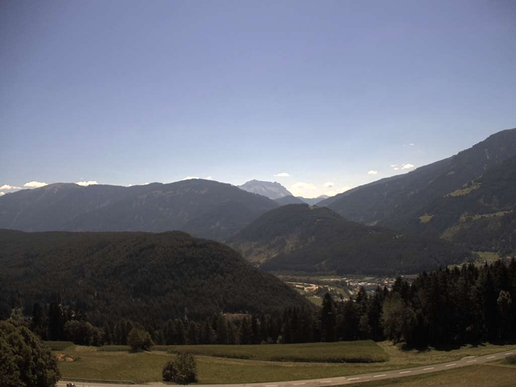Archiv Foto Webcam Sicht vom Dorf Hofern auf Kiens im Pustertal