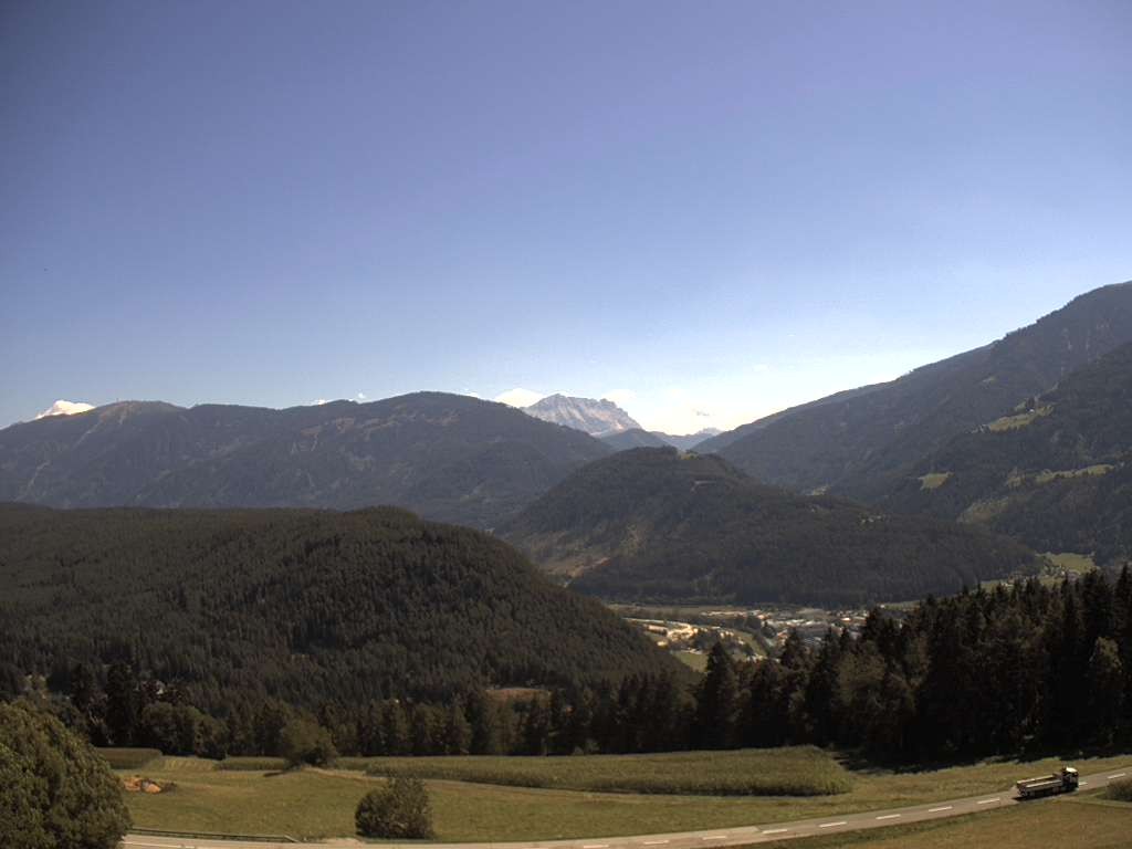 Archiv Foto Webcam Sicht vom Dorf Hofern auf Kiens im Pustertal