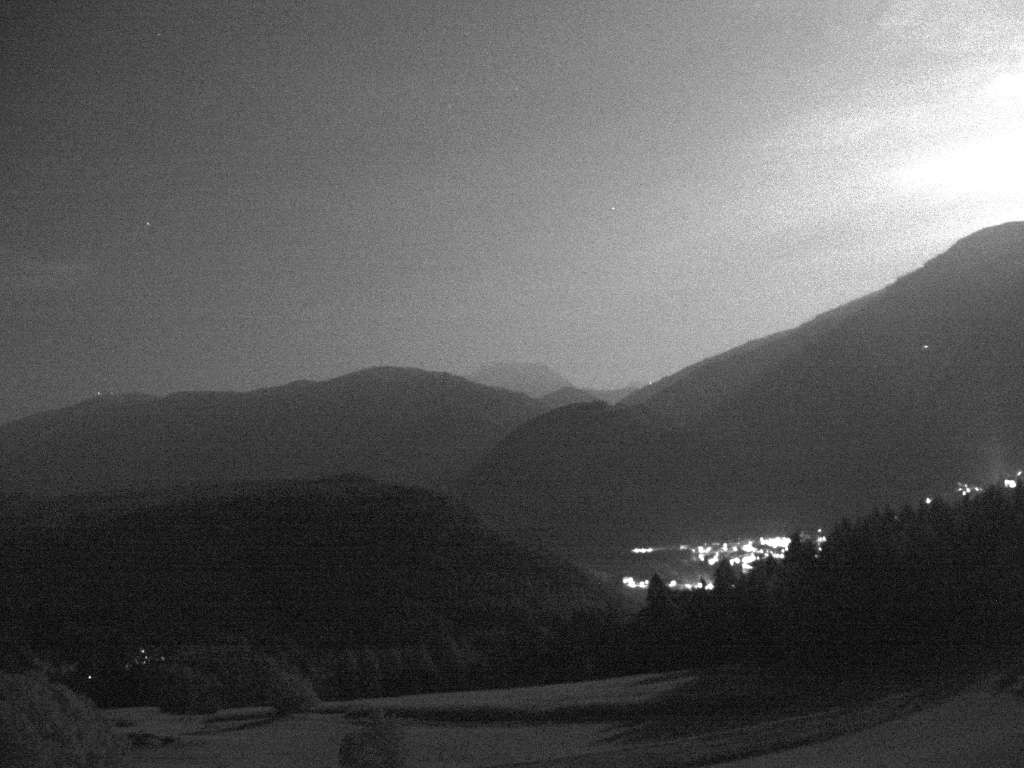 Archiv Foto Webcam Sicht vom Dorf Hofern auf Kiens im Pustertal