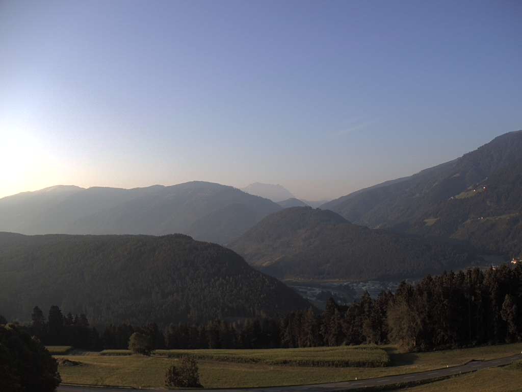 Archiv Foto Webcam Sicht vom Dorf Hofern auf Kiens im Pustertal