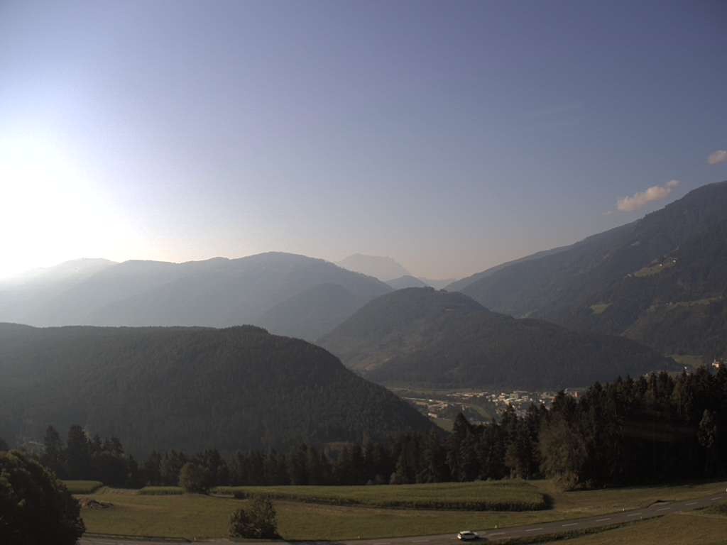 Archiv Foto Webcam Sicht vom Dorf Hofern auf Kiens im Pustertal