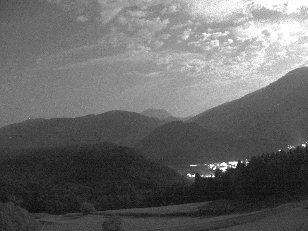 Archiv Foto Webcam Sicht vom Dorf Hofern auf Kiens im Pustertal