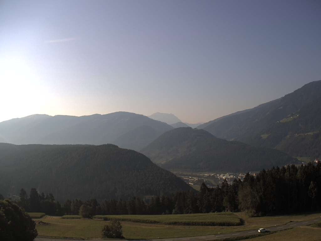 Archiv Foto Webcam Sicht vom Dorf Hofern auf Kiens im Pustertal