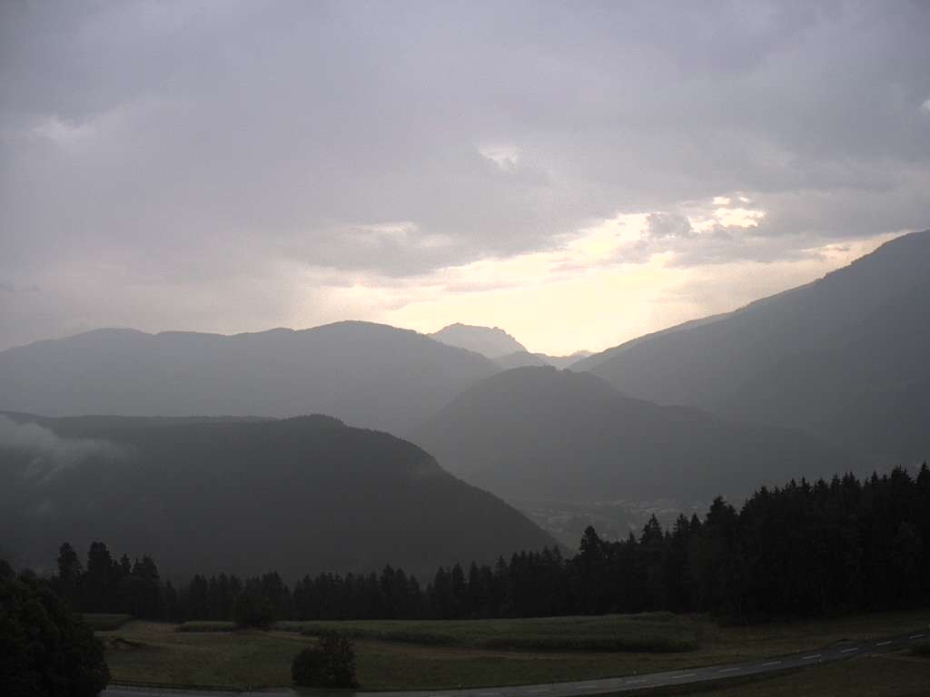 Archiv Foto Webcam Sicht vom Dorf Hofern auf Kiens im Pustertal