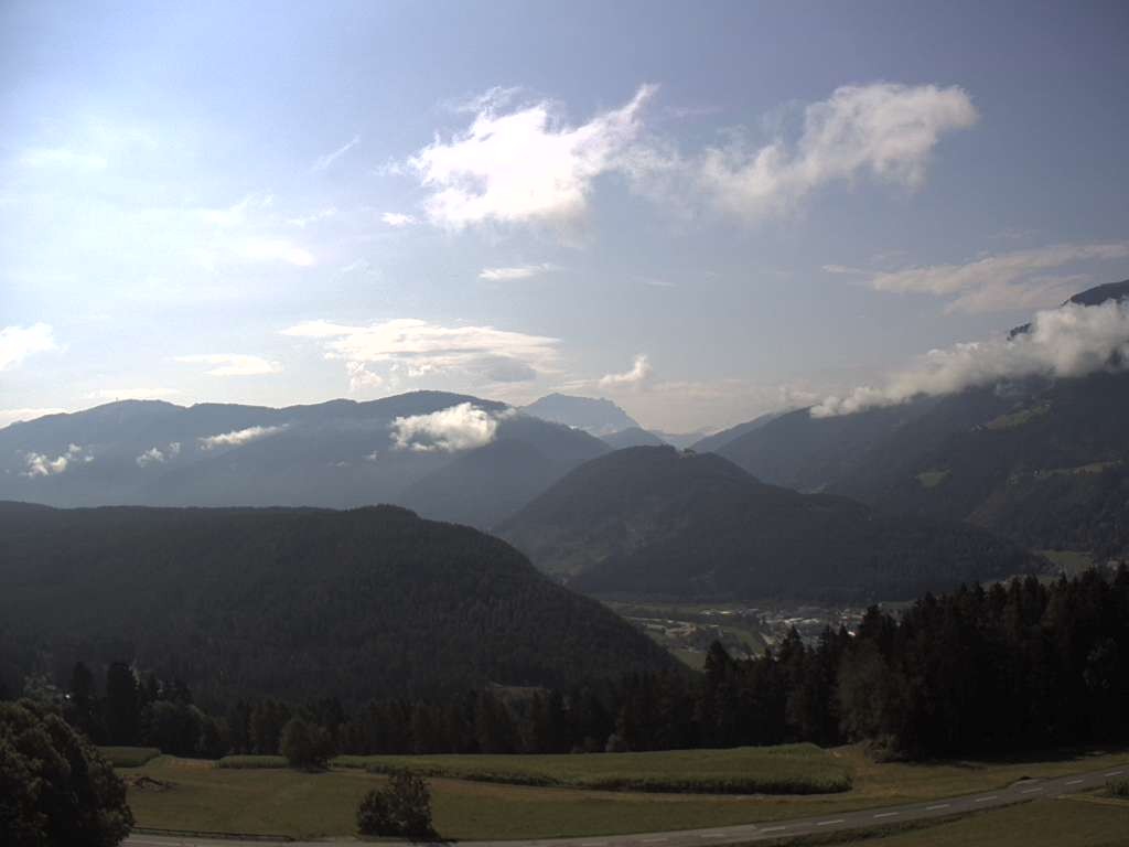 Archiv Foto Webcam Sicht vom Dorf Hofern auf Kiens im Pustertal