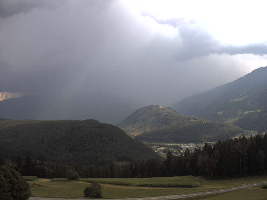 Archiv Foto Webcam Sicht vom Dorf Hofern auf Kiens im Pustertal