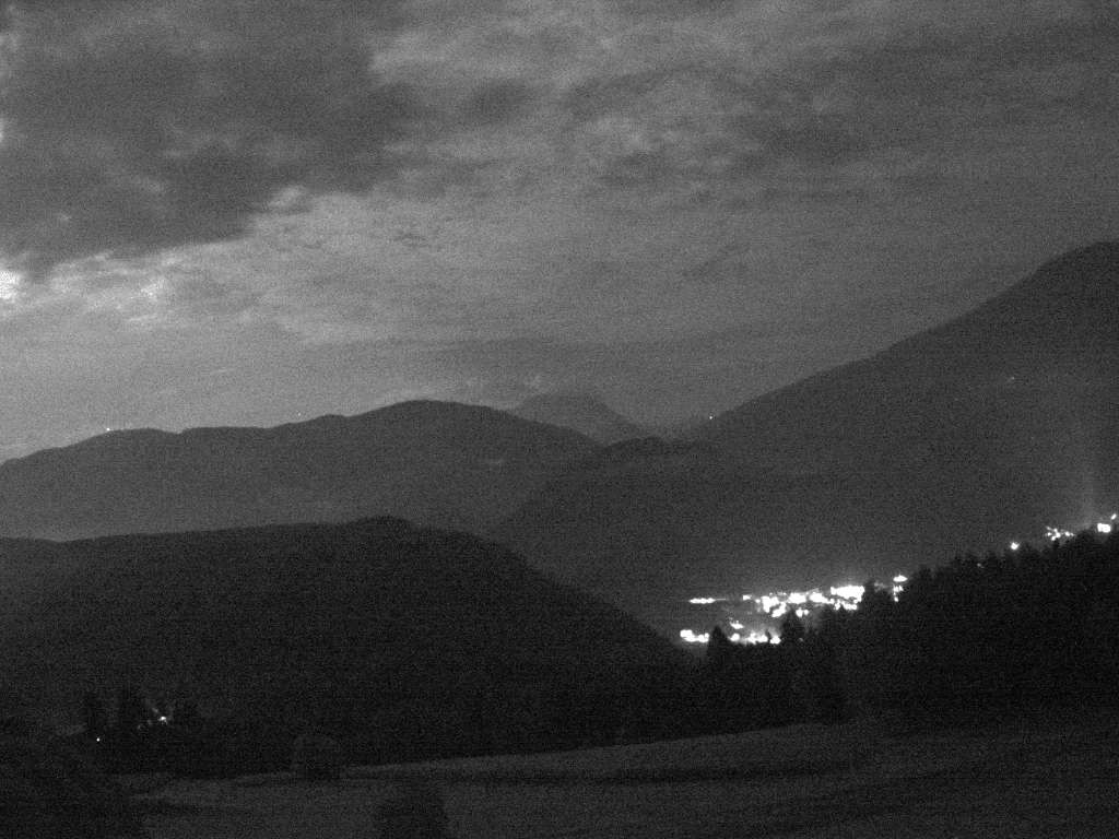 Archived image Webcam Outlook from Hofern towards Chienes, South Tyrol