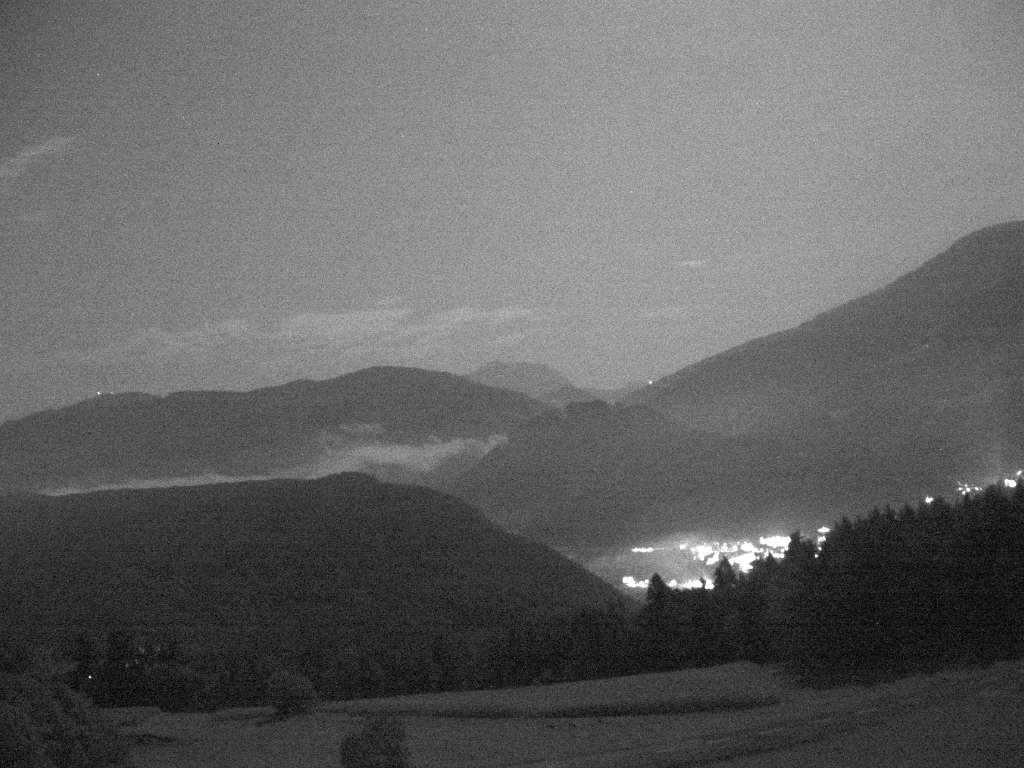 Archived image Webcam Outlook from Hofern towards Chienes, South Tyrol