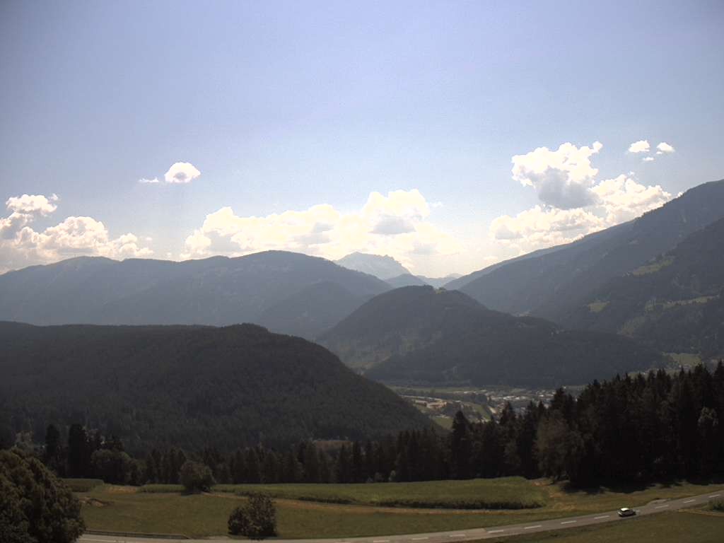Archived image Webcam Outlook from Hofern towards Chienes, South Tyrol