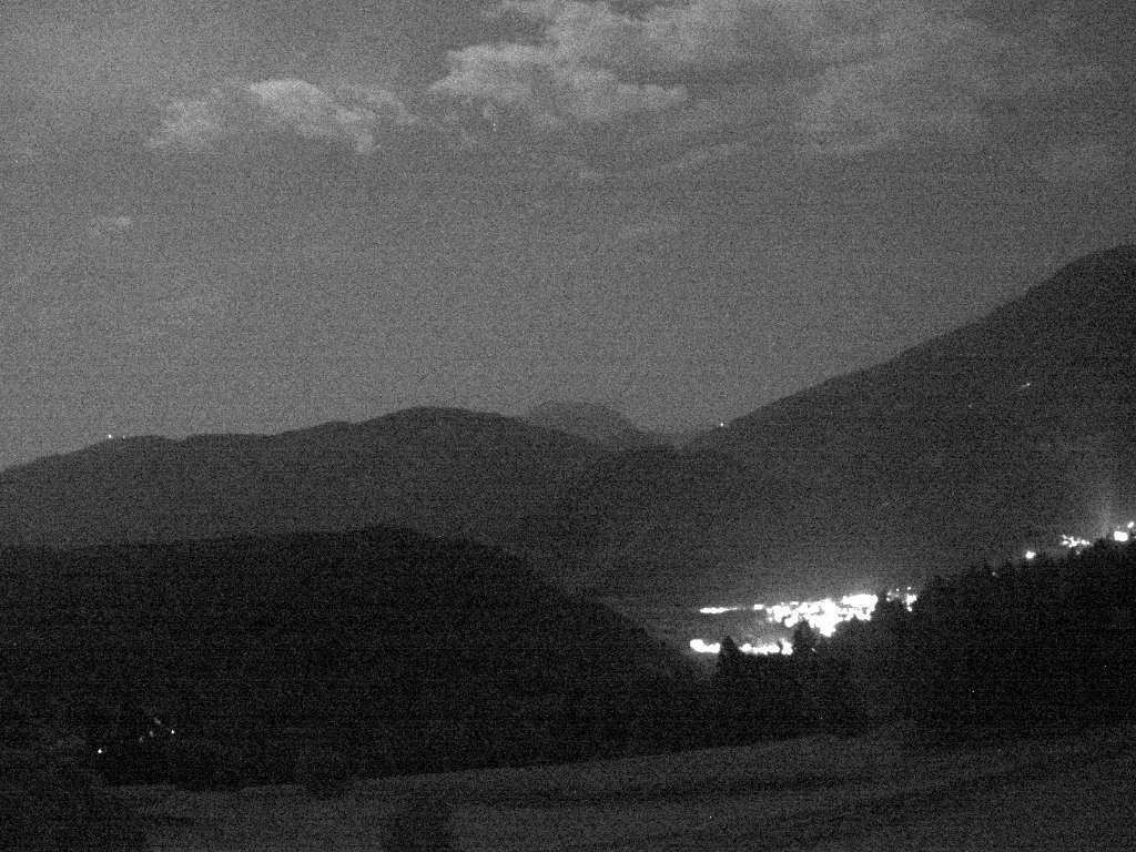 Archived image Webcam Outlook from Hofern towards Chienes, South Tyrol