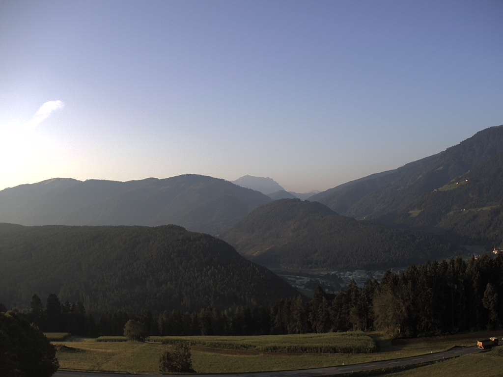 Archived image Webcam Outlook from Hofern towards Chienes, South Tyrol