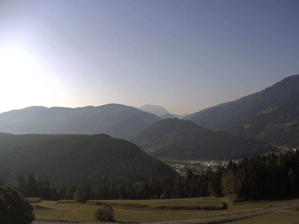 Archived image Webcam Outlook from Hofern towards Chienes, South Tyrol