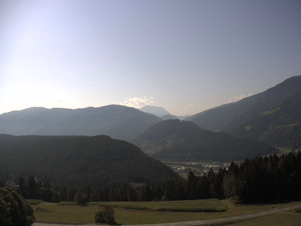 Archived image Webcam Outlook from Hofern towards Chienes, South Tyrol