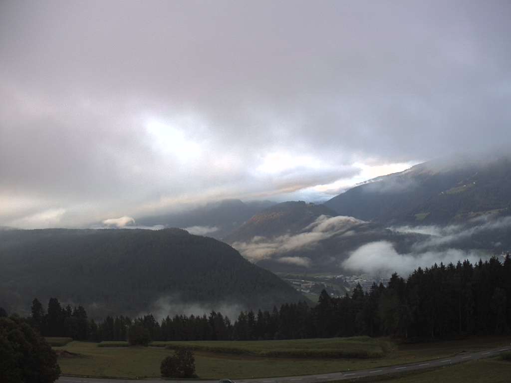 Archived image Webcam Outlook from Hofern towards Chienes, South Tyrol