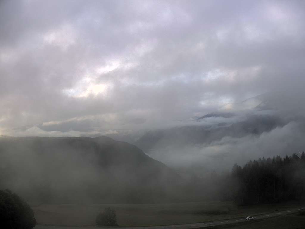 Archived image Webcam Outlook from Hofern towards Chienes, South Tyrol