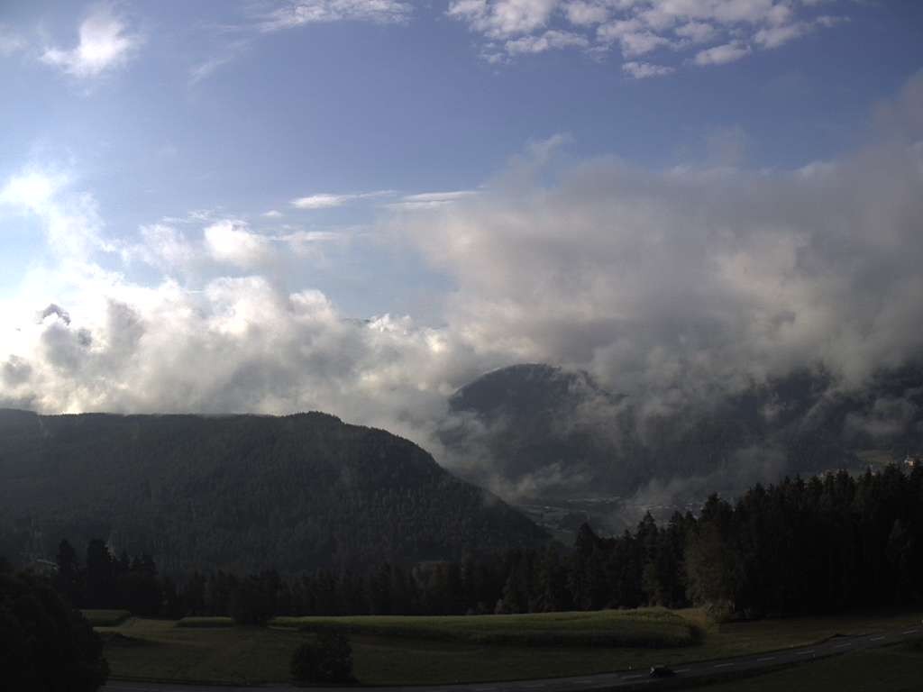 Archived image Webcam Outlook from Hofern towards Chienes, South Tyrol