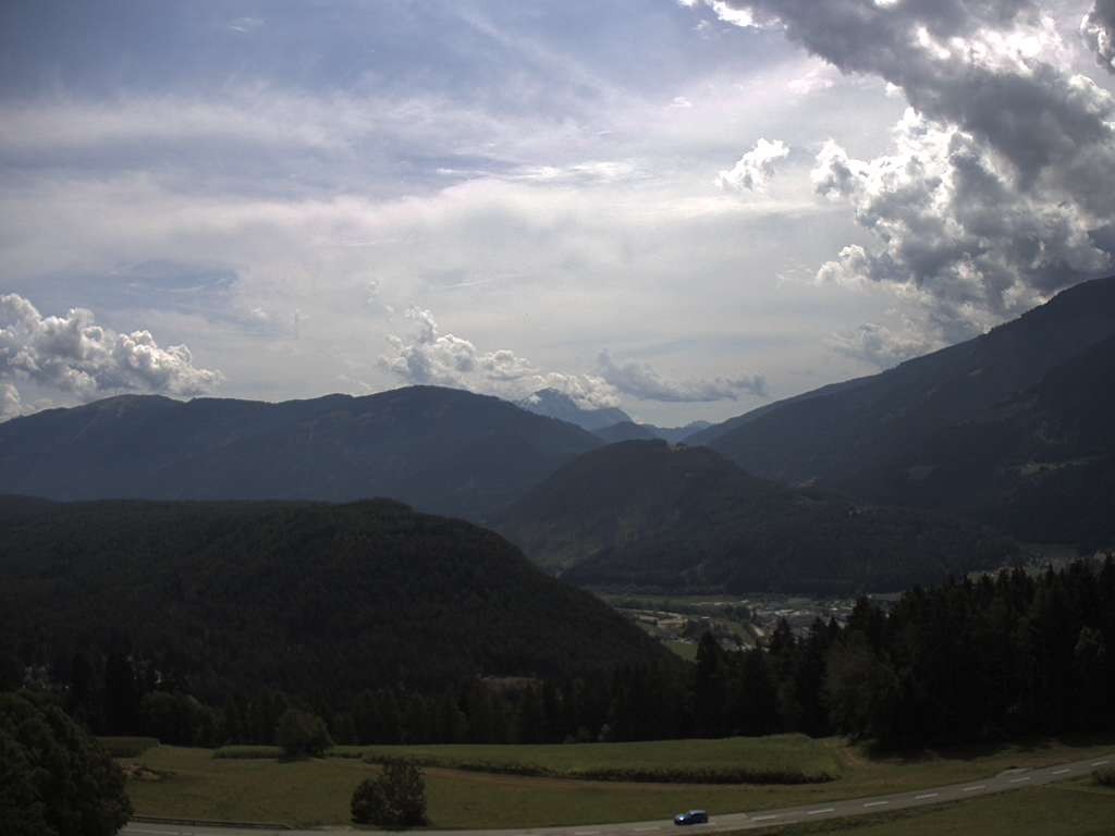 Archived image Webcam Outlook from Hofern towards Chienes, South Tyrol